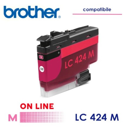 Brother LC424 Magenta Cartuccia Compatibile