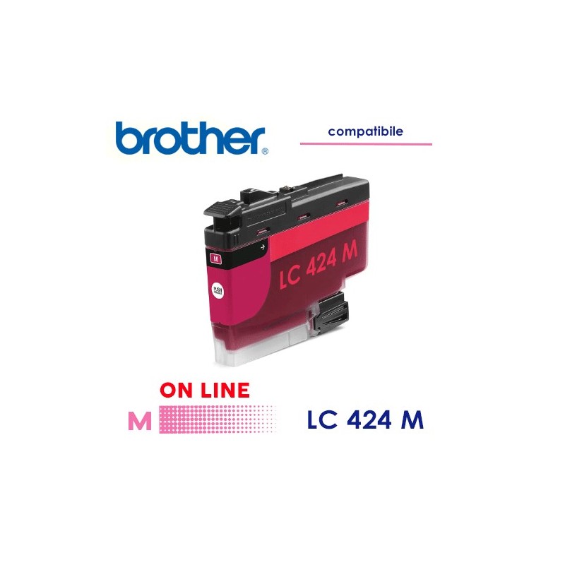 Brother LC424 Magenta Cartuccia Compatibile