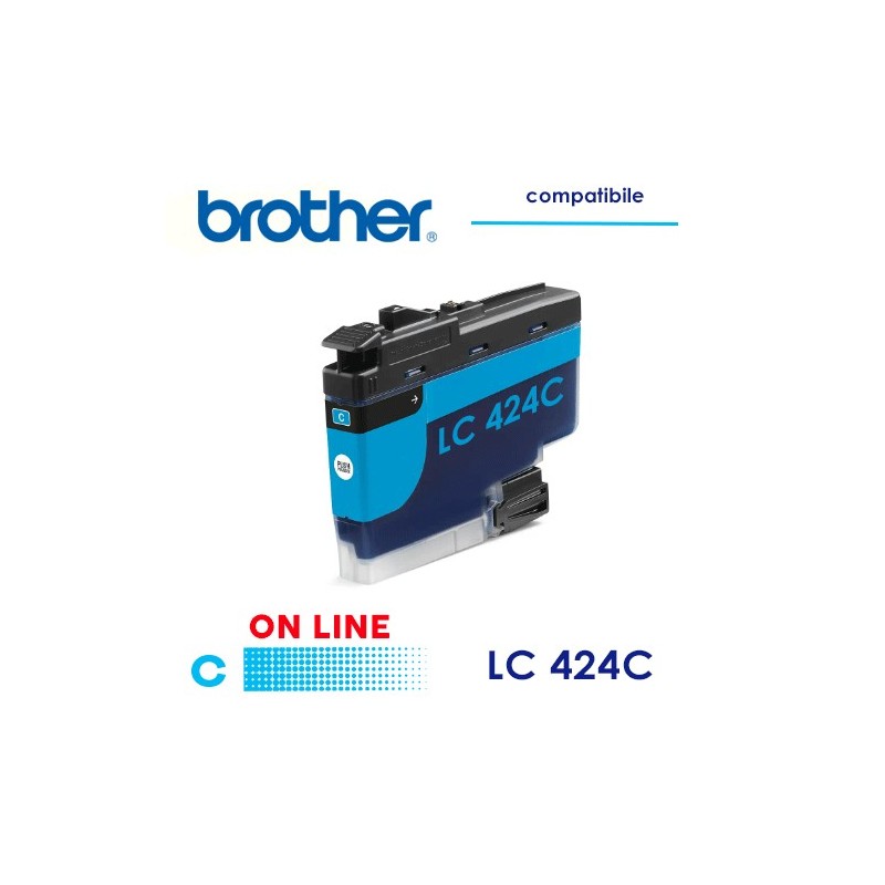 Brother LC424 Ciano Cartuccia Compatibile