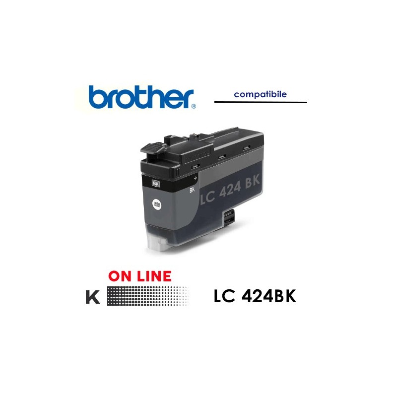 Brother LC424 Nero Cartuccia Compatibile