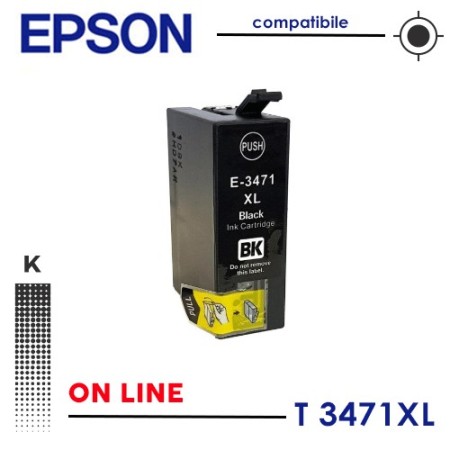 Epson T3471  Cartuccia Compatibile Nero