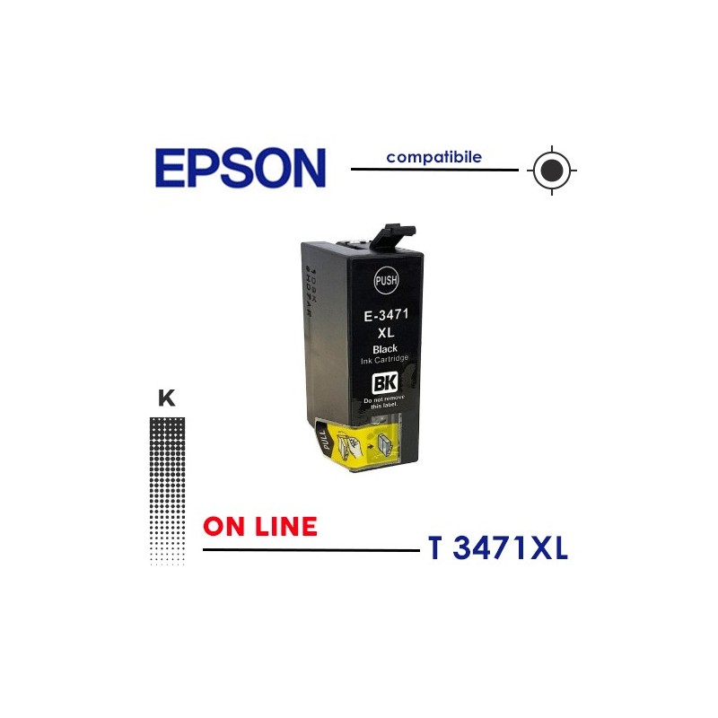 Epson T3471  Cartuccia Compatibile Nero