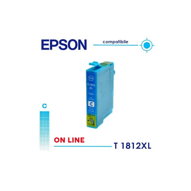 Epson T1812 XL Cartuccia Compatibile Ciano