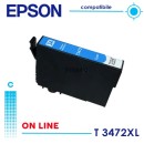 Epson T3472  Cartuccia Compatibile Ciano