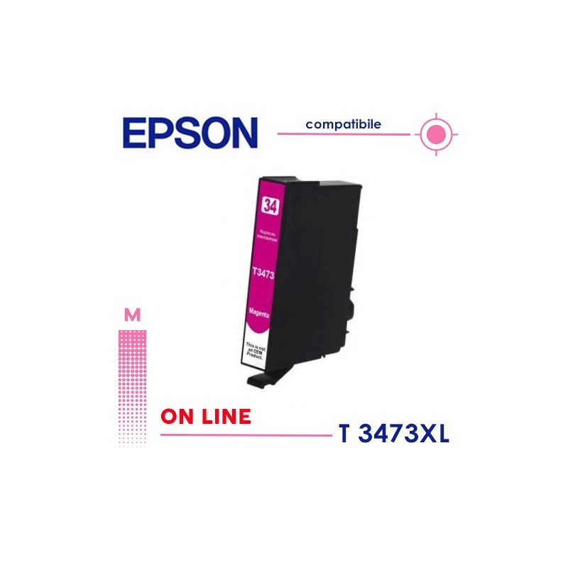 Epson T3473  Cartuccia Compatibile Magenta