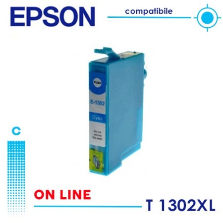 Epson T1302 XL Cartuccia Compatibile Ciano