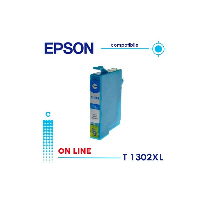 Epson T1302 XL Cartuccia Compatibile Ciano