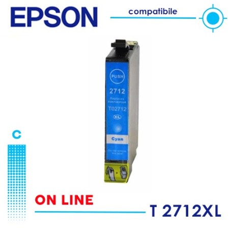 Epson T02712  Cartuccia Compatibile Ciano