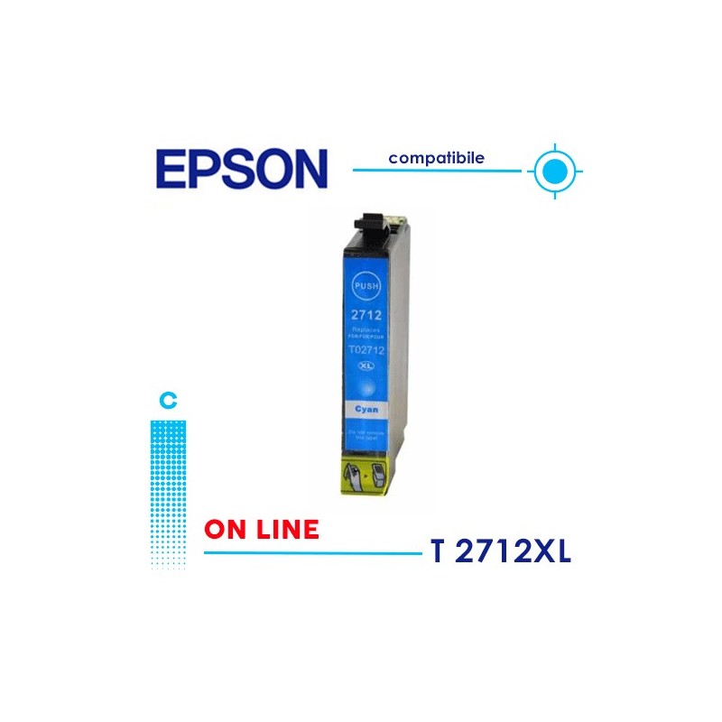 Epson T02712  Cartuccia Compatibile Ciano