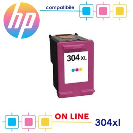 Hp 304XL N9K07AE Colori Compatibile