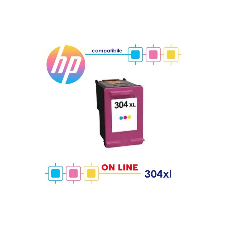 Hp 304XL N9K07AE Colori Compatibile