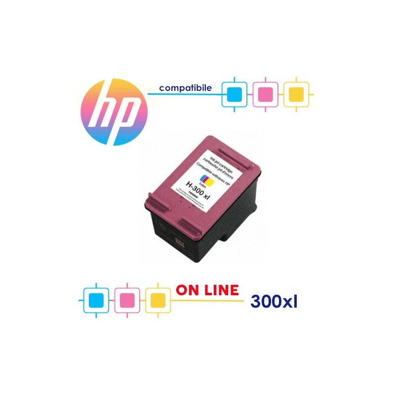 HP 300XL CC643EE Colori Compatibile