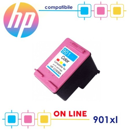 Hp 901XL CC656AE Colori Cartuccia Compatibile