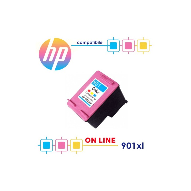 Hp 901XL CC656AE Colori Cartuccia Compatibile