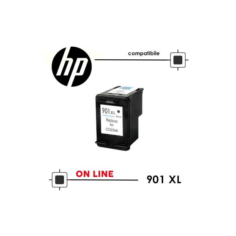 Hp 901XL CC654AE Nero Cartuccia Compatibile