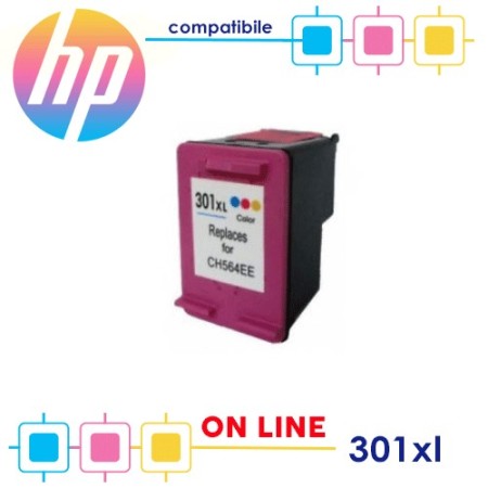 HP 301XL CH563EE Colori Compatibile