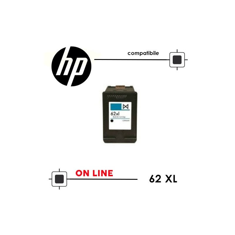 Hp 62XL C2P05AE Nero Cartuccia Compatibile