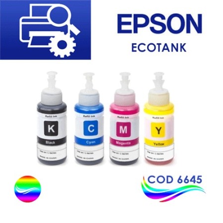 Inchiostro Ecotank multipack L100,L110,L200,L210,L300.L355,L490