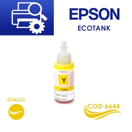 Inchiostro Ecotank Giallo L100,L110,L200,L210,L300.L355,L489