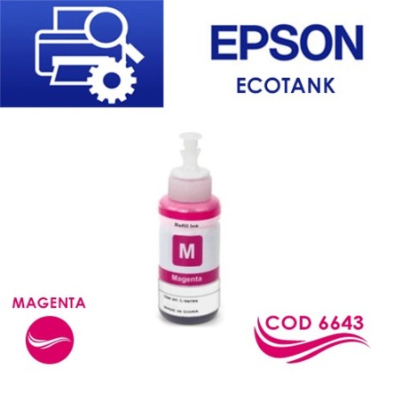 Inchiostro Ecotank Magenta L100,L110,L200,L210,L300.L355,L488