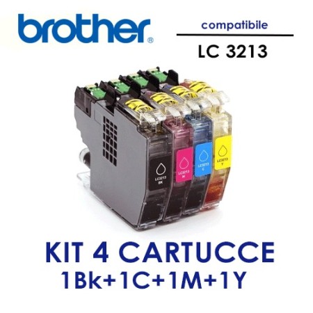 Brother LC3213 Giallo Cartuccia Compatibile per J772DW J774DW