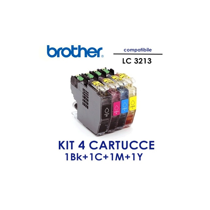 Brother LC3213 Giallo Cartuccia Compatibile per J772DW J774DW