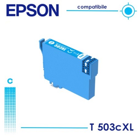 Epson T503XL Ciano Cartuccia Compatibile