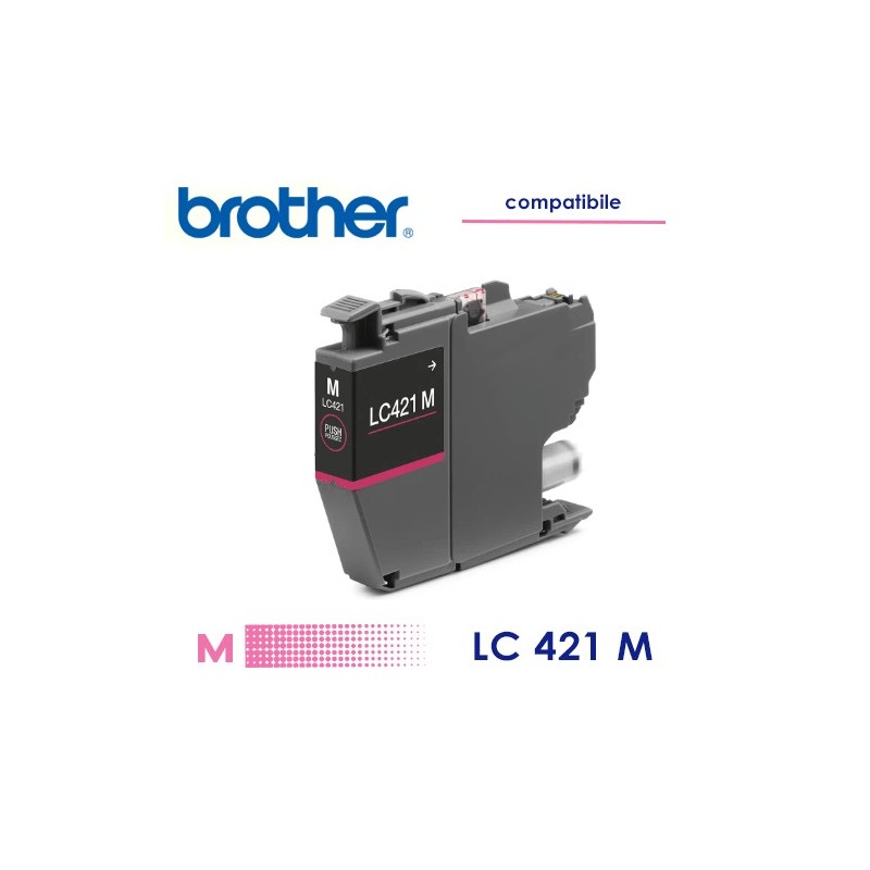 Brother LC421 Magenta Cartuccia Compatibile