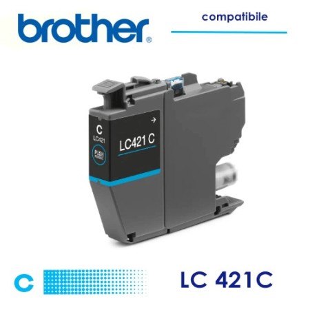 Brother LC421 Ciano Cartuccia Compatibile