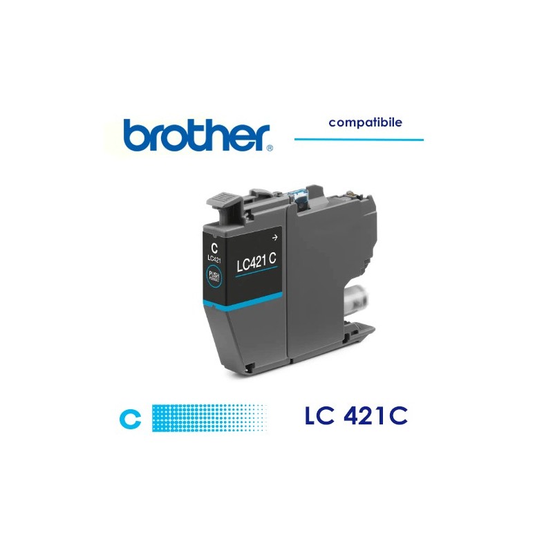 Brother LC421 Ciano Cartuccia Compatibile