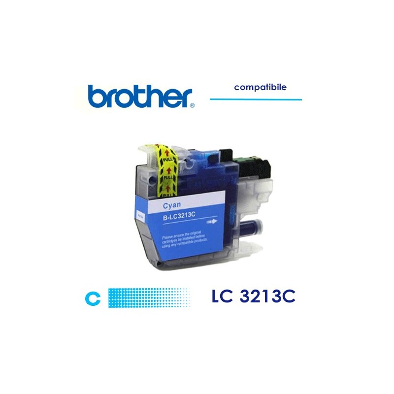 Brother LC3213 Ciano Cartuccia Compatibile per J772DW J774DW J890DW