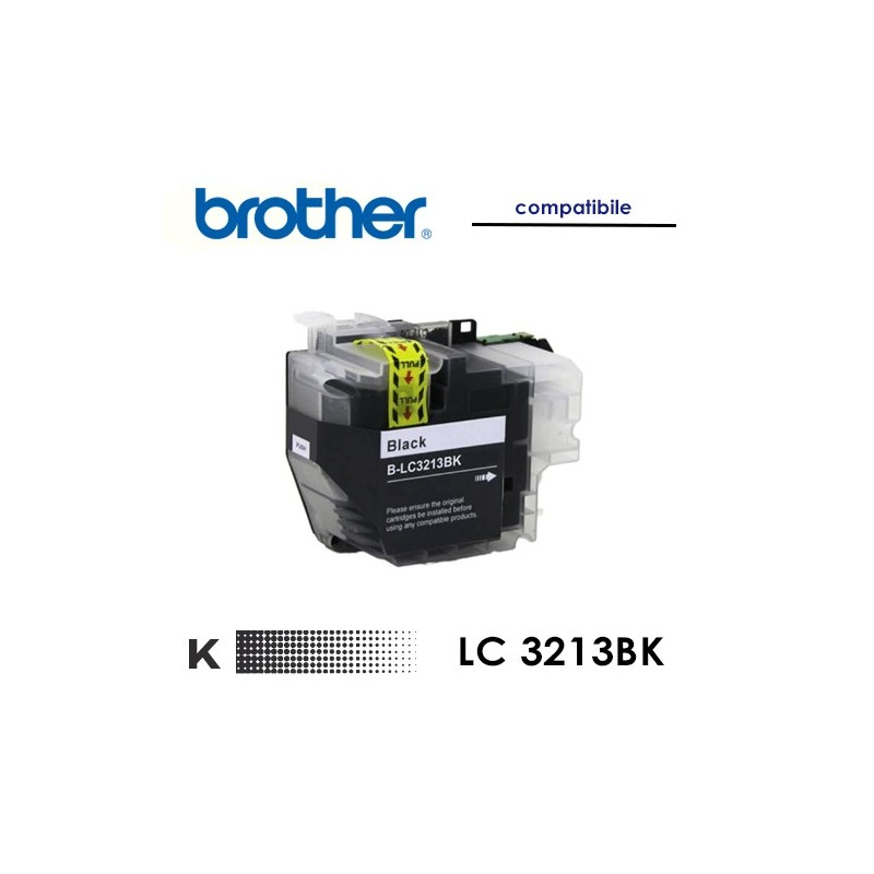 Brother LC3213 Nero Cartuccia Compatibile per J772DW J774DW J890DW