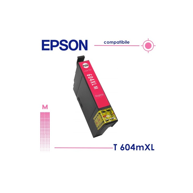 Epson T604XL Magenta Cartuccia Compatibile