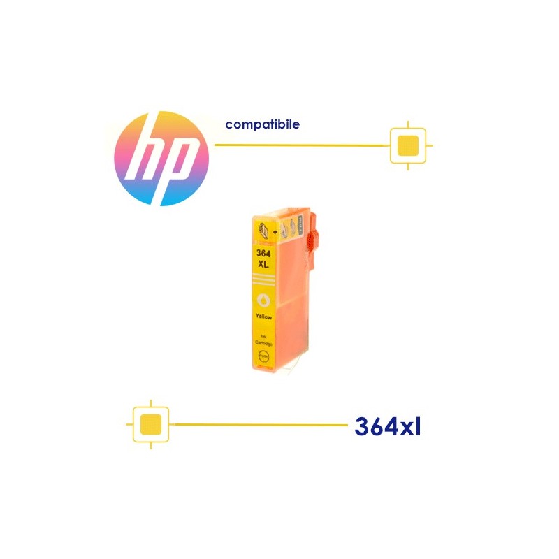 Hp 364XL Giallo Cartuccia Compatibile