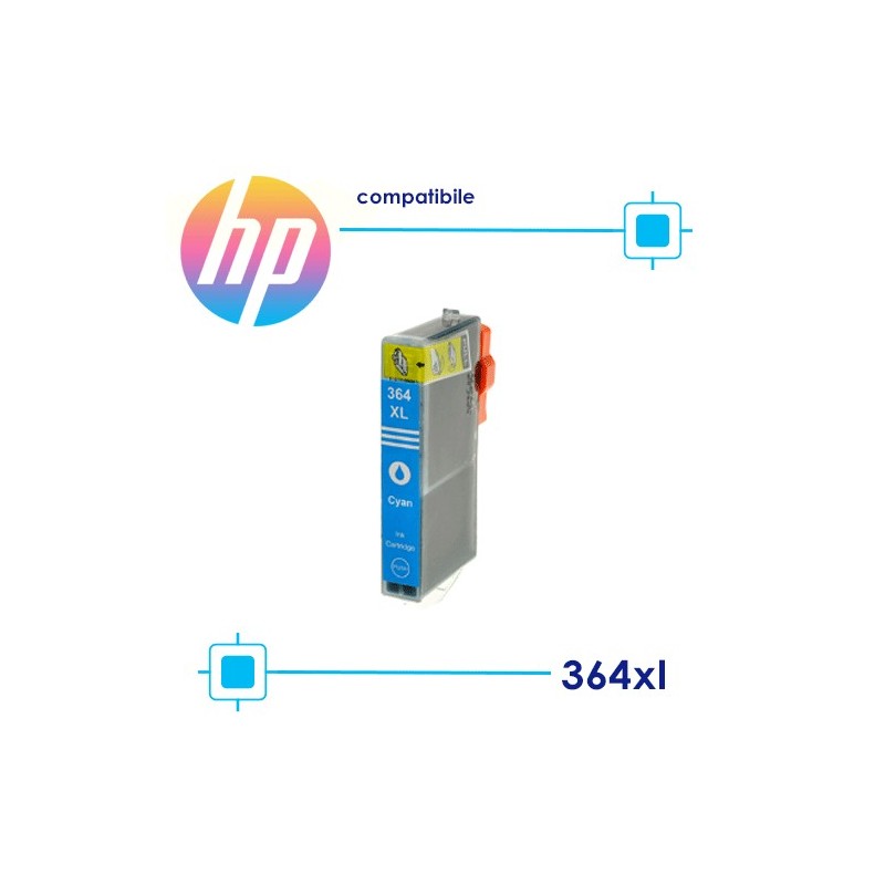 Hp 364XL Ciano Cartuccia Compatibile