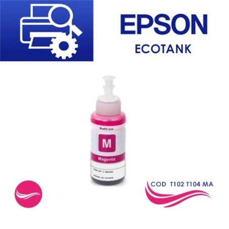 Inchiostro Ecotank Magenta L100,L110,L200,L210,L300.L355,L488