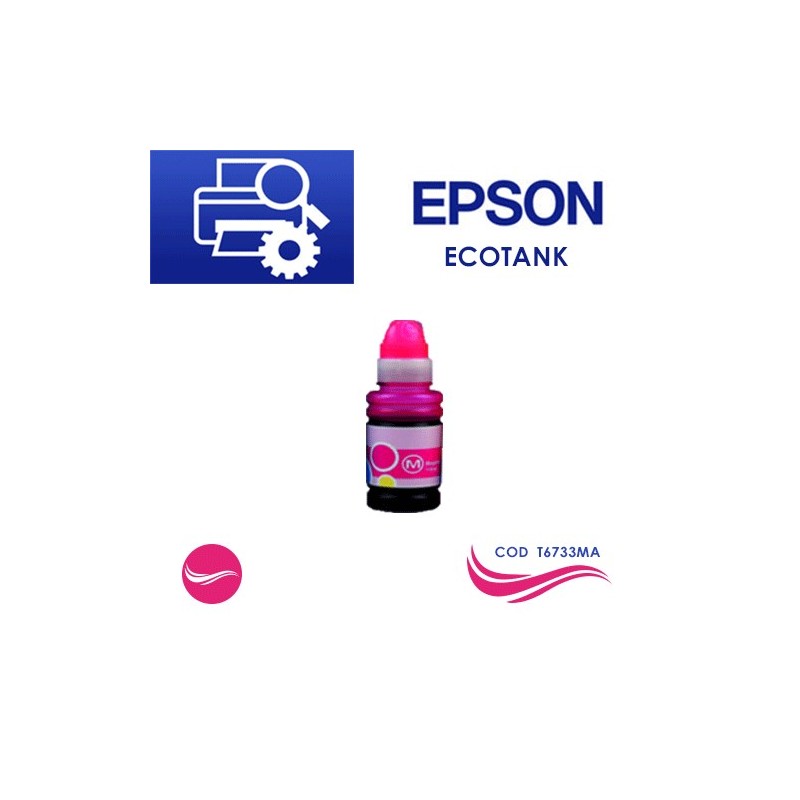 Inchiostro Ecotank Magenta L100,L110,L200,L210,L300.L355,L488