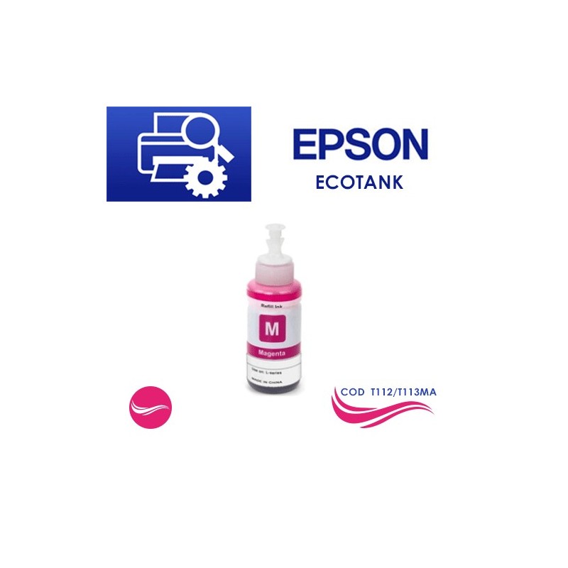 Inchiostro Ecotank Magenta L100,L110,L200,L210,L300.L355,L488