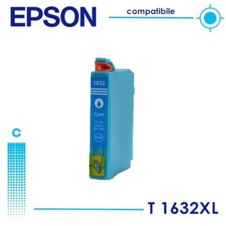 Epson T1632 XL Cartuccia Compatibile Ciano