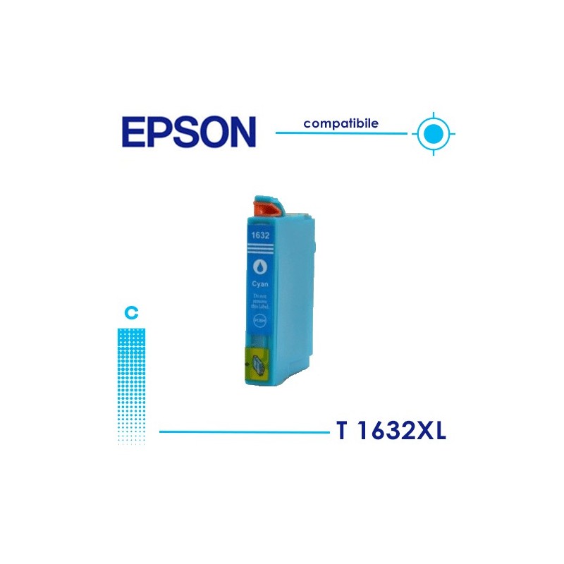 Epson T1632 XL Cartuccia Compatibile Ciano