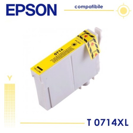 Epson T0714  Cartuccia Compatibile Giallo