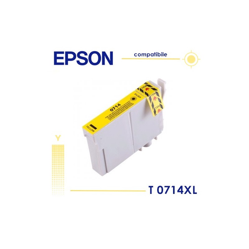 Epson T0714  Cartuccia Compatibile Giallo