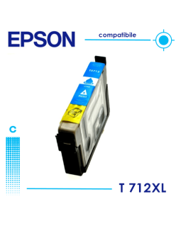 Epson T0712  Cartuccia Compatibile Ciano