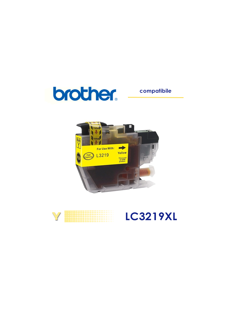 Brother LC3219 XL  Cartuccia Compatibile Giallo