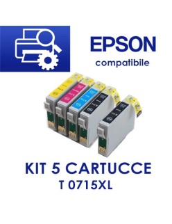 Epson T0715  Cartuccia Compatibile MULTIPACK X5