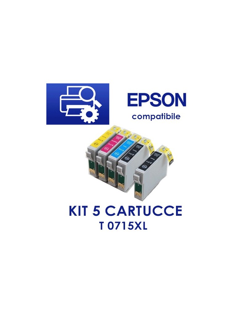 Epson T0715  Cartuccia Compatibile MULTIPACK X5