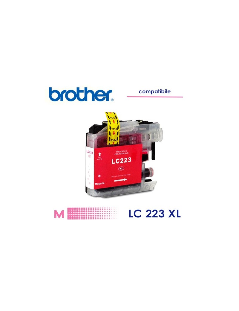 Brother LC223  Cartuccia Compatibile Magenta