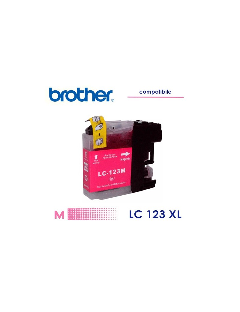 Brother LC123 Cartuccia Compatibile Magenta