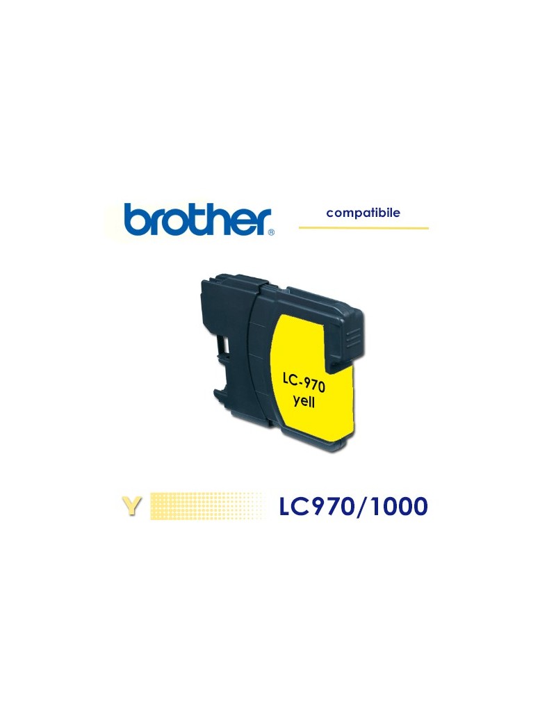 Brother LC1000 / LC970 Cartuccia Compatibile GIALLO