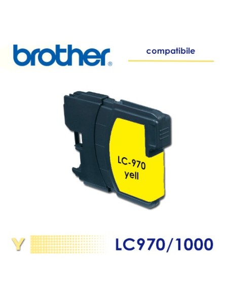 Brother LC1000 / LC970 Cartuccia Compatibile GIALLO